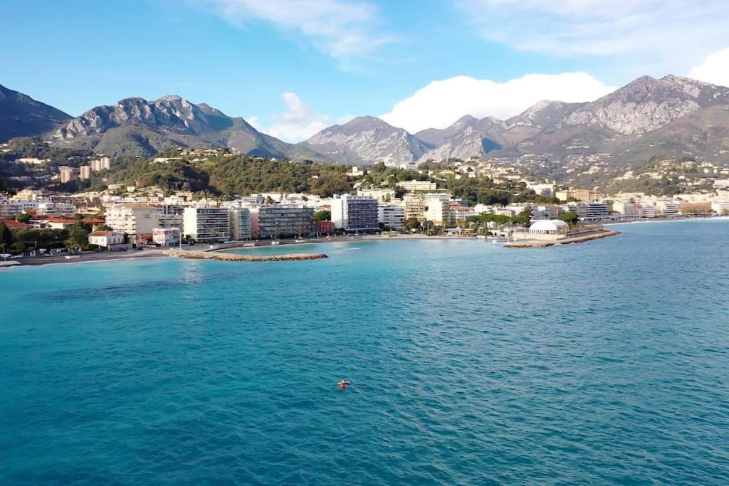 06B - Beautiful 2 Rooms With Terrace Sea View Roquebrune-Cap-Martin Buitenkant foto